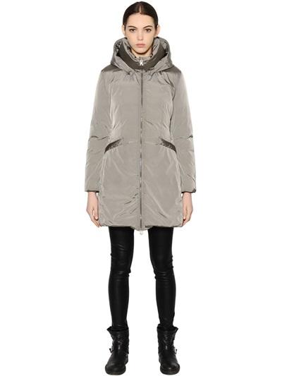 Add Hooded Nylon Down Parka