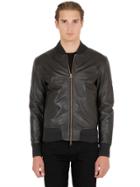 Matchless London Inverness Leather Bomber Jacket
