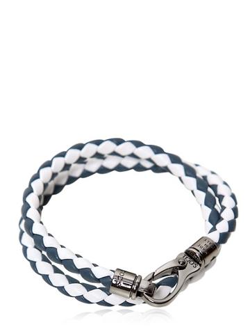Tod's My Colors Double Wrap Leather Bracelet