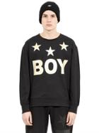 Boy London Boy Tri Star Printed Cotton Sweatshirt