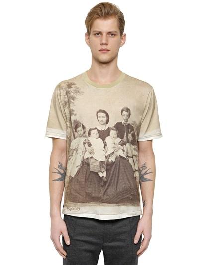 Dolce & Gabbana Family Portrait Cotton T-shirt