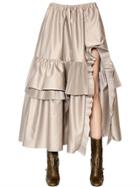 N 21 N&deg;21 Pleated & Ruffles Duchesse Skirt
