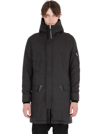 11 By Boris Bidjan Saberi Hooded Nylon Puffer Coat