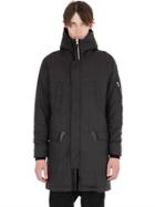 11 By Boris Bidjan Saberi Hooded Nylon Puffer Coat