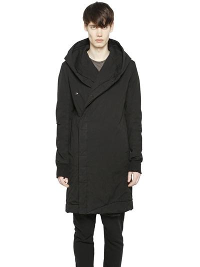 Rick Owens Drkshdw Hooded Padded Cotton Parka