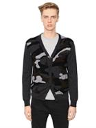 Hydrogen Camouflage Cashmere & Wool Cardigan
