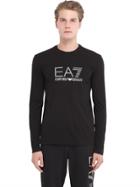 Ea7 Emporio Armani Train Graph Cotton Long Sleeve T-shirt