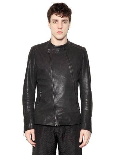 Tom Rebl Multi Zip Leather Moto Jacket