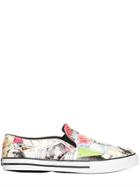 Black Dioniso Bizzare Vintage Printed Slip-on Sneakers