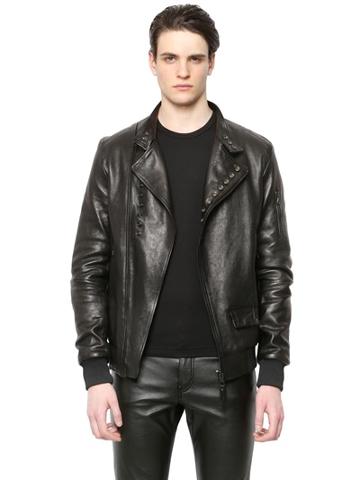 Bruno Bordese Leather Moto Jacket