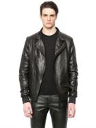 Bruno Bordese Leather Moto Jacket
