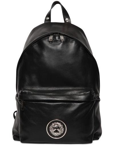 Versus Lion Head Nappa Leather Backpack