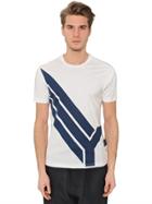 Y-3 Cotton Jersey Printed T-shirt