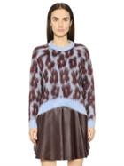 Mrz Mohair & Wool Blend Jacquard Sweater