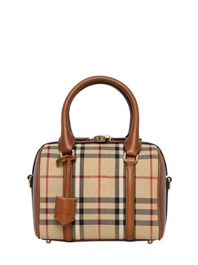 Burberry Small Alchester Bridle House Check Bag