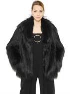 Stella Mccartney Straight Faux Fur Jacket