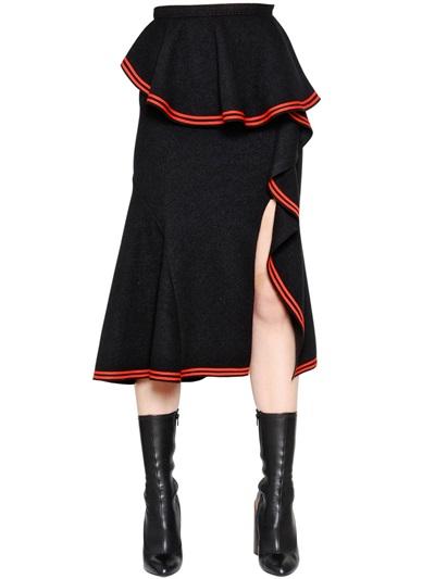 Givenchy Light Boiled Wool Skirt