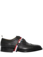 Thom Browne Belted Pebble Leather Derby Shoes