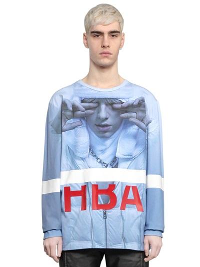 Hba Hood By Air Seven Wonder Print Cotton Jersey T-shirt