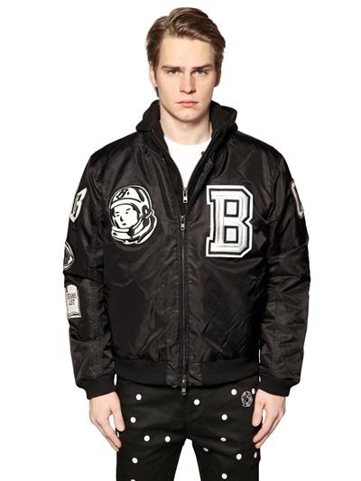 Billionaire Boys Club Hooded Nylon Bomber Jacket