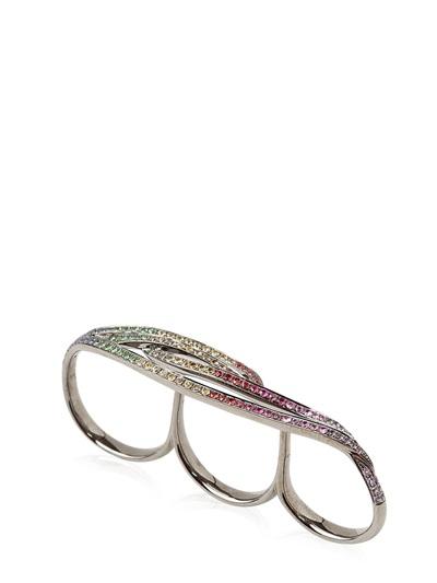As29 Flow Collection 3 Finger Ring