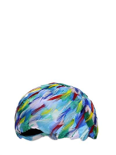 Borsalino Parasisol Fascinator With Feathers