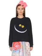 Essentiel Cheshire Cat Embroidered Sweatshirt