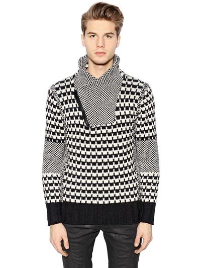 Belstaff Parkhurst Graphic Wool Blend Sweater