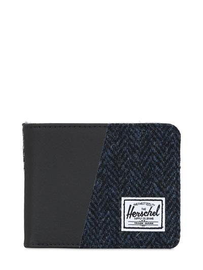 Herschel Hank Harris Tweed Wool & Leather Wallet