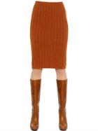 Designers Remix Isola Wool Blend Rib Knit Skirt