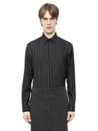 Givenchy Pinstriped Wool Flannel Shirt