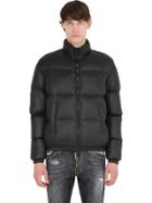 Dsquared2 Nylon Down Jacket With Logo Detail