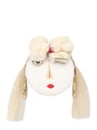 Ines Figaredo Small Girl Face Nappa Leather Bag