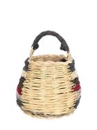 Antonio Marras+segno Italiano Small Zafferano Hand-woven Straw Basket