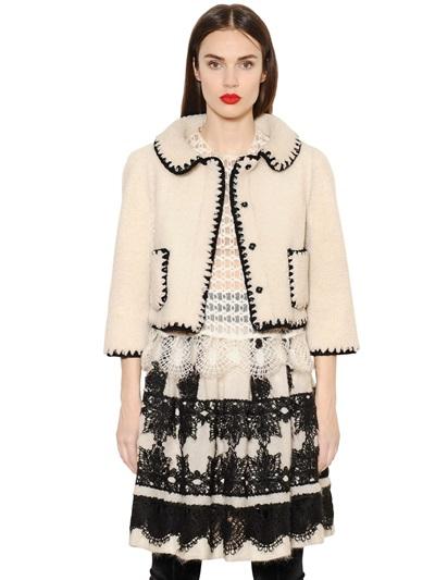 Alberta Ferretti Reversible Shearling Jacket