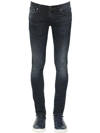 Nudie Jeans Co 15.5cm Long John Stretch Denim Jeans