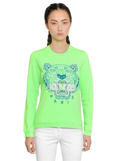 Kenzo Embroidered Light Cotton Sweatshirt