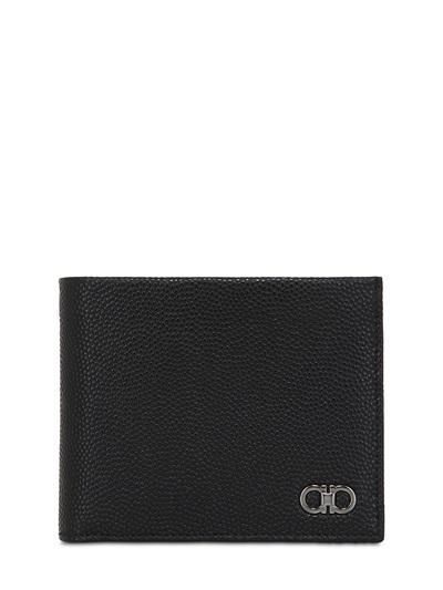 Salvatore Ferragamo Pebbled Leather Classic Wallet