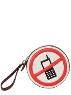 Anya Hindmarch Hadlow No Mobiles Embossed Pouch