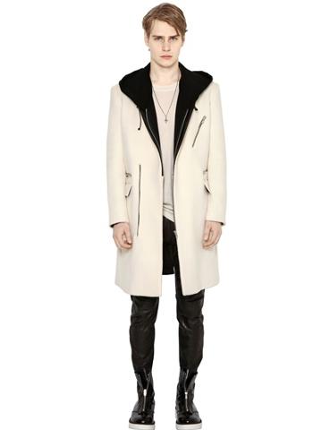 Perdre Haleine Zip-up Wool Coat