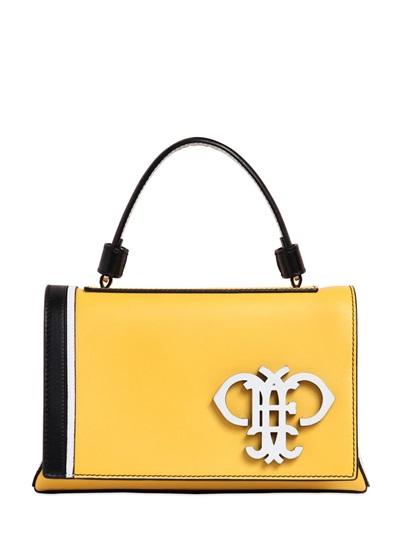 Emilio Pucci Two Tone Leather Shoulder Bag