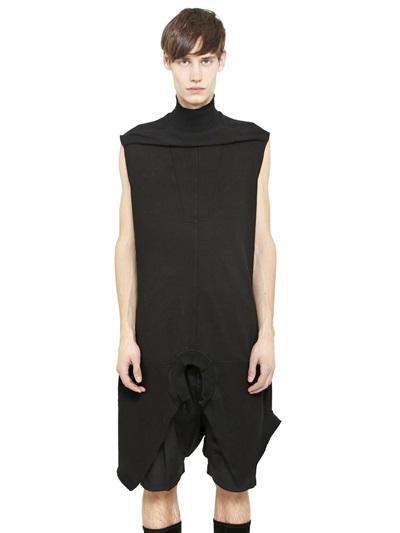 Rick Owens Sleeveless Cotton Sweatshirt