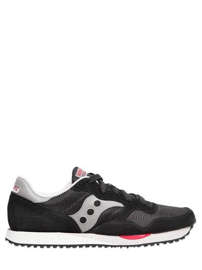 Saucony Dxn Trainer Suede & Mesh Sneakers