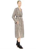 Christophe Lemaire Wool Blend Tweed Coat