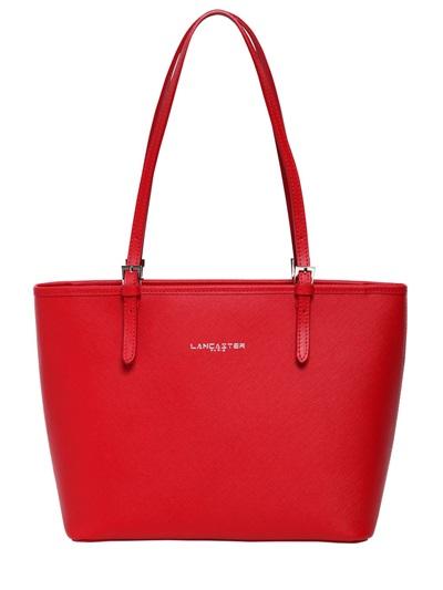 Lancaster Adele Saffiano Leather Tote Bag