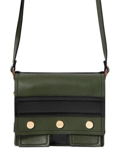 Kenzo Small Bike Grained Leather Shoulder Bag