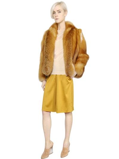 Nina Ricci Fox Fur Jacket