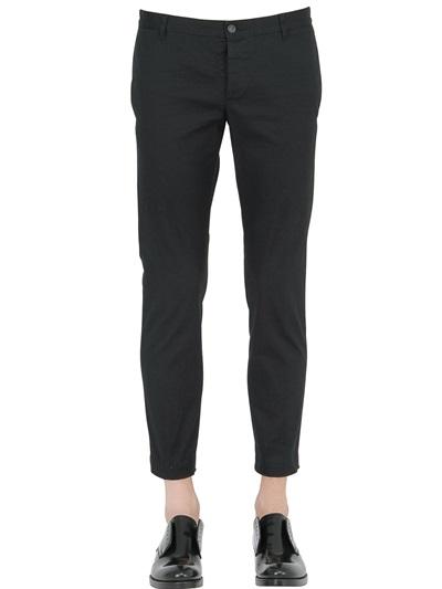 Dsquared2 Clement Fit Stretch Cotton Twill Pants