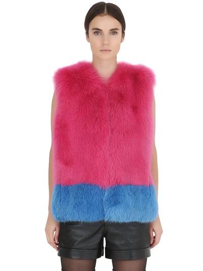 Se Fox Fur Vest