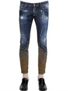 Dsquared2 16.5cm Clement Muddy Stretch Denim Jeans
